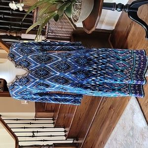 Chico's Boho Colorful Tunic Dress - Sz 0 (about 4 or 6)